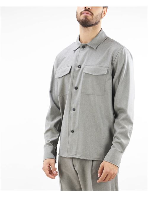 Wool flannel overshirt Low Brand LOW BRAND |  | L1CFW23246536M089